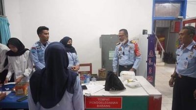 Kakanwil Kemenkumham Sulbar Pantau Pelayanan Penitipan Barang di Rutan Mamuju