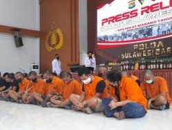 116 Orang Diamankan Polda Sulbar saat Operasi Pekat Marano 2022