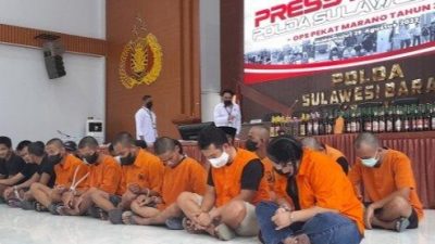 116 Orang Diamankan Polda Sulbar saat Operasi Pekat Marano 2022