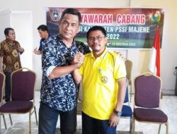 Kadis PUPR Andi Asraf Aklamasi Pimpin Askab PSSI Majene