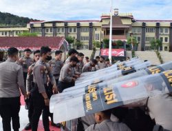 Pasukan terdepan Polda Sulbar Asah Kemampuan Dalmas