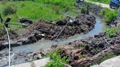 Dinas PUPR Majene Bangun Drainase di Lutang Salabulo
