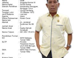 Profil 25 Anggota DPRD Majene Periode 2019-2024 (Sadli)