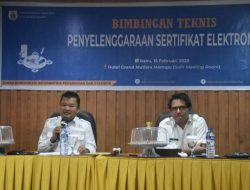 Dinas Kominfopers Sulbar Dorong Percepatan Penyelenggaraan Sertifikat Elektronik