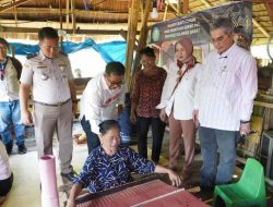 Wamentan Salut Dengan Agrikultur Pembuatan Kain Sekomandi di Mamuju