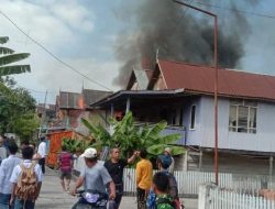 Satu Rumah Hangus Terbakar di Campalagian Polman