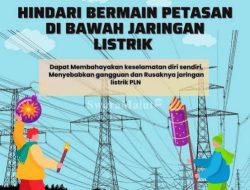 Dilarang Bakar Petasan Dekat Jaringan Listrik
