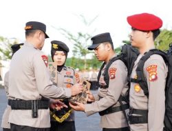 414 Personel Polda Sulbar Back Up Pengamanan TPS