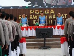 Penandatanganan Pakta Integritas dan Pengambilan Sumpah Seleksi Terpadu Prodik di Polda Sulbar 