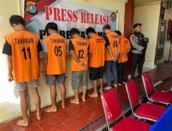 Enam Orang Ditangkap Polres Mamuju Terkait Kasus Penyalahgunaan Narkoba