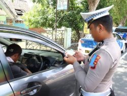 Puluhan Pelanggar Lalu Lintas di Majene Ditindak
