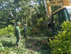 Perintisan Jalan Satgas TMMD Kodim 1401/Majene Mudahkan Petani Desa Tallambalao